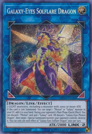 Galaxy-Eyes Solflare Dragon MP19-EN188