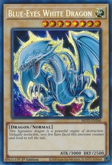 Blue-Eyes White Dragon MP22-EN266