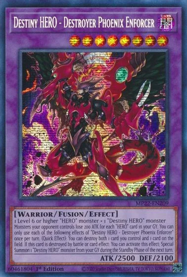 Destiny HERO - Destroyer Phoenix Enforcer MP22-EN209