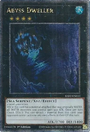Abyss Dweller [Quarter Century Secret Rare] RA02-EN033
