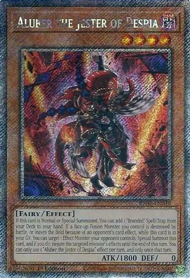 Aluber the Jester of Despia [Platinum Secret Rare] RA02-EN016