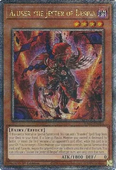 Aluber the Jester of Despia [Quarter Century Secret Rare] RA02-EN016