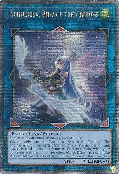 Apollousa, Bow of the Goddess [Quarter Century Secret Rare] RA02-EN040