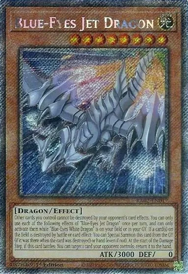 Blue-Eyes Jet Dragon [Platinum Secret Rare] RA02-EN017
