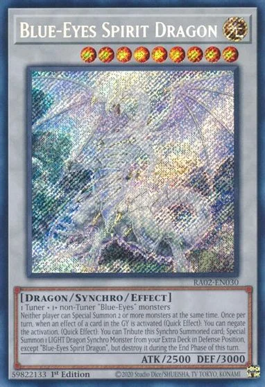 Blue-Eyes Spirit Dragon [Secret Rare] RA02-EN030