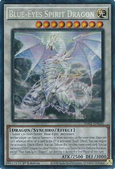 Blue-Eyes Spirit Dragon [Super Rare] RA02-EN030