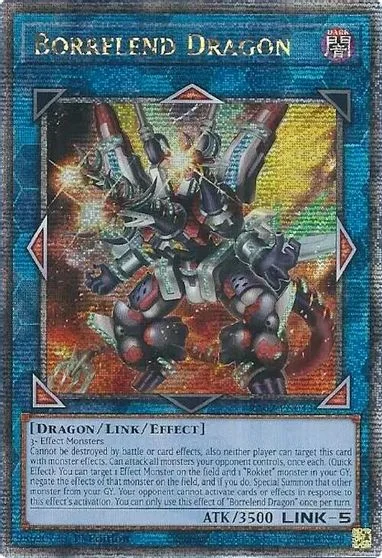 Borrelend Dragon [Quarter Century Secret Rare] RA02-EN043