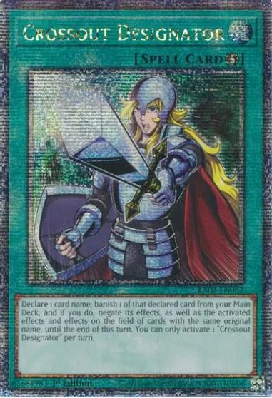 Crossout Designator [Quarter Century Secret Rare] RA02-EN063