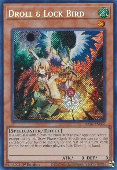 Droll & Lock Bird [Secret Rare] RA02-EN006