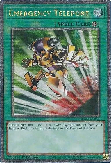 Emergency Teleport [Quarter Century Secret Rare] RA02-EN053