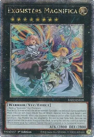 Exosisters Magnifica [Quarter Century Secret Rare] RA02-EN038