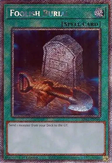 Foolish Burial [Platinum Secret Rare] RA02-EN049