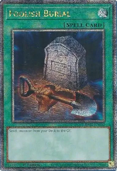 Foolish Burial [Quarter Century Secret Rare] RA02-EN049