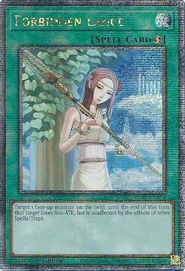 Forbidden Lance [Quarter Century Secret Rare] RA02-EN058
