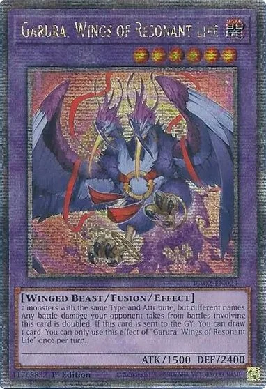 Garura, Wings of Resonant Life [Quarter Century Secret Rare] RA02-EN024