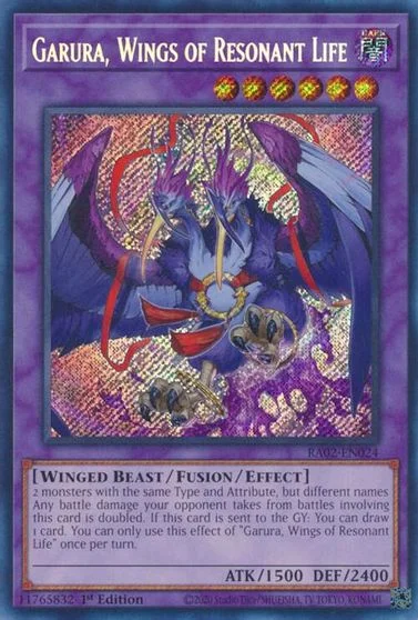 Garura, Wings of Resonant Life [Secret Rare] RA02-EN024