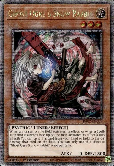 Ghost Ogre & Snow Rabbit [Quarter Century Secret Rare] RA02-EN009