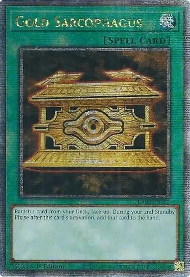 Gold Sarcophagus [Quarter Century Secret Rare] RA02-EN052