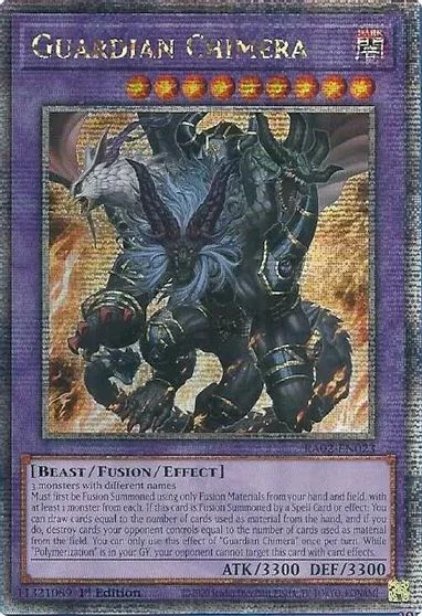 Guardian Chimera [Quarter Century Secret Rare] RA02-EN023