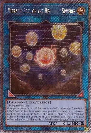 Hieratic Seal of the Heavenly Spheres [Platinum Secret Rare] RA02-EN039
