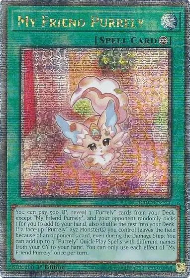 My Friend Purrely [Quarter Century Secret Rare] RA02-EN071