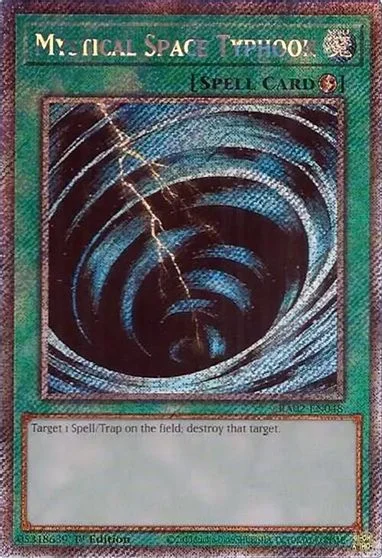 Mystical Space Typhoon [Platinum Secret Rare] RA02-EN048