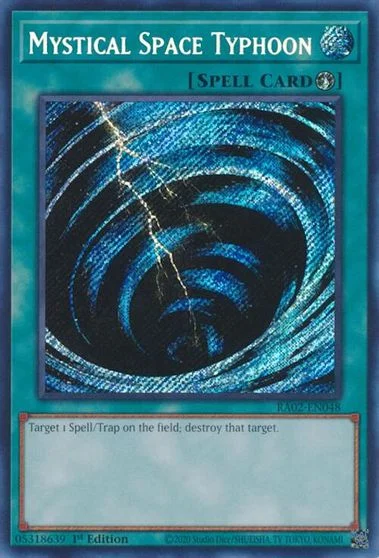 Mystical Space Typhoon [Secret Rare] RA02-EN048