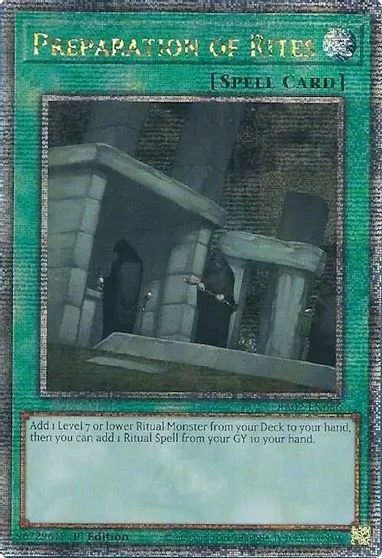 Preparation of Rites [Quarter Century Secret Rare] RA02-EN056