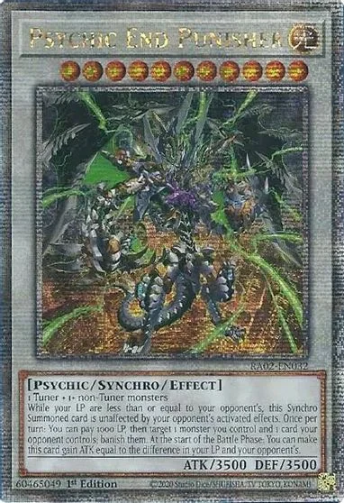 Psychic End Punisher [Quarter Century Secret Rare] RA02-EN032