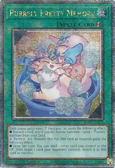 Purrely Pretty Memory [Quarter Century Secret Rare] RA02-EN072