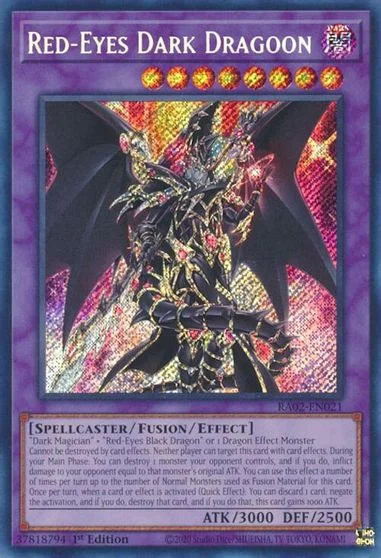 Red-Eyes Dark Dragoon [Secret Rare] RA02-EN021