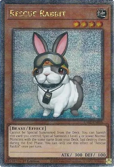 Rescue Rabbit [Quarter Century Secret Rare] RA02-EN008