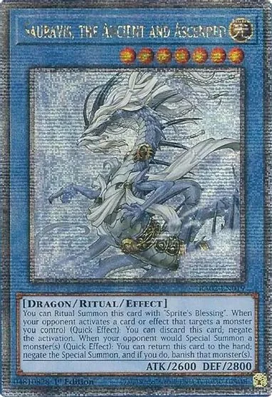 Sauravis, the Ancient and Ascended [Quarter Century Secret Rare] RA02-EN019