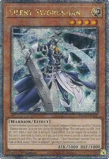 Silent Swordsman [Quarter Century Secret Rare] RA02-EN011