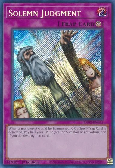 Solemn Judgment [Secret Rare] RA02-EN075
