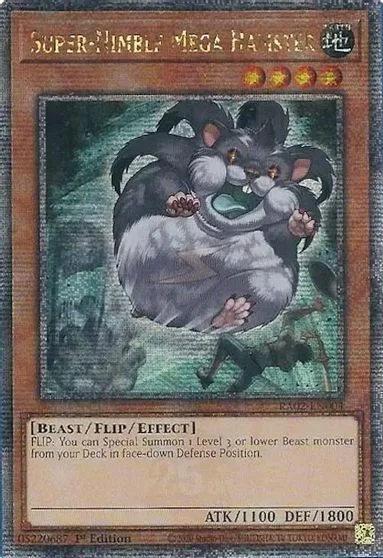 Super-Nimble Mega Hamster [Quarter Century Secret Rare] RA02-EN004