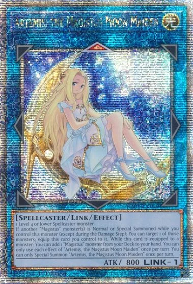 Artemis, the Magistus Moon Maiden [Quarter Century Secret Rare] RA01-EN049