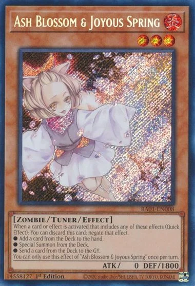 Ash Blossom & Joyous Spring [Secret Rare] RA01-EN008