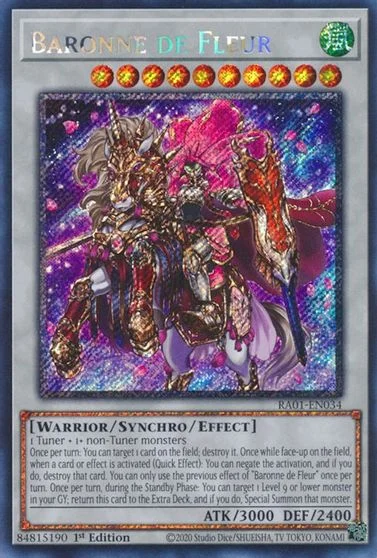 Baronne de Fleur [Platinum Secret Rare] RA01-EN034