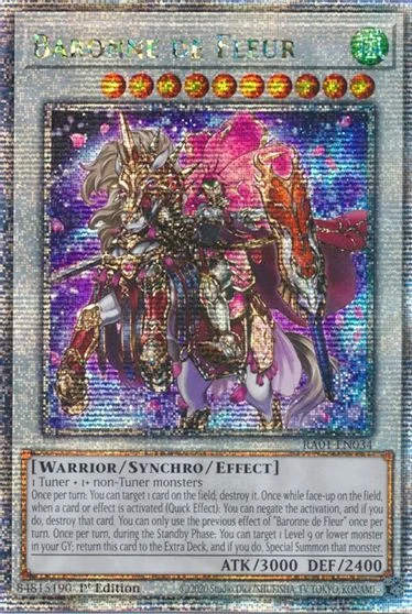 Baronne de Fleur [Quarter Century Secret Rare] RA01-EN034