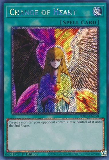 Change of Heart [Platinum Secret Rare] RA01-EN050
