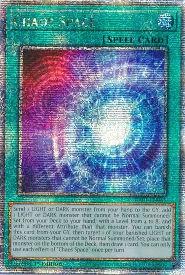 Chaos Space [Quarter Century Secret Rare] RA01-EN065