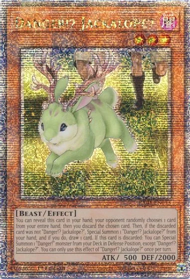 Danger!? Jackalope? [Quarter Century Secret Rare] RA01-EN013