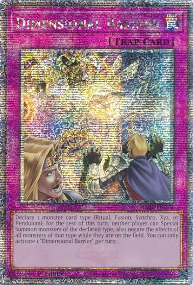Dimensional Barrier [Quarter Century Secret Rare] RA01-EN072
