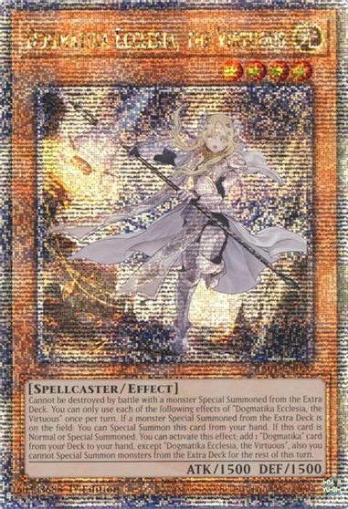 Dogmatika Ecclesia, the Virtuous [Quarter Century Secret Rare] RA01-EN020
