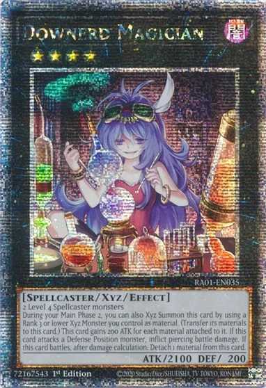 Downerd Magician [Quarter Century Secret Rare] RA01-EN035