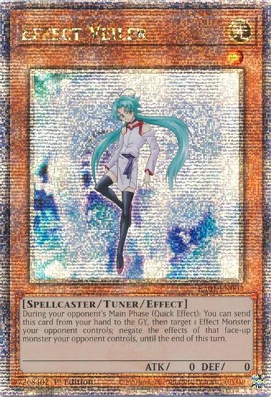 Effect Veiler [Quarter Century Secret Rare] RA01-EN003