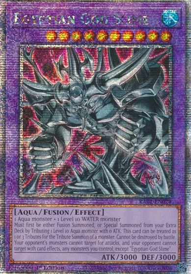 Egyptian God Slime [Quarter Century Secret Rare] RA01-EN029