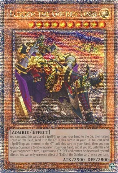 Eldlich the Golden Lord [Quarter Century Secret Rare] RA01-EN019