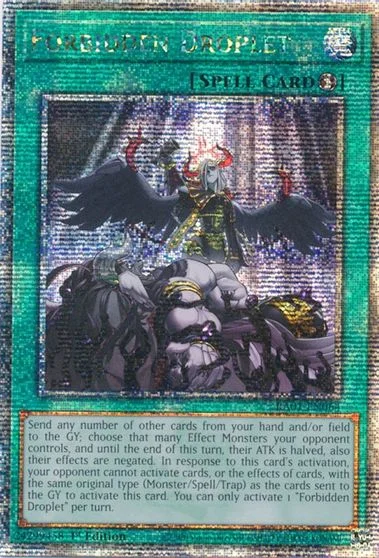 Forbidden Droplet [Quarter Century Secret Rare] RA01-EN064